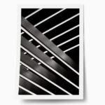 Poster BLACK AND WHITE ARCHITECTURAL CEILING LIGHTS