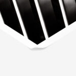 Poster BLACK AND WHITE ARCHITECTURAL CEILING LIGHTS