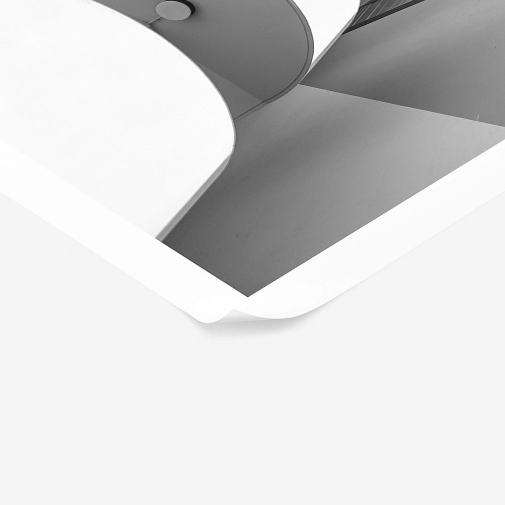 Poster BLACK AND WHITE ARCHITECTURAL CIRCULAR BALCONIES
