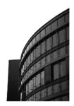 Poster BLACK AND WHITE ARCHITECTURAL CIRCULAR BUILDING
