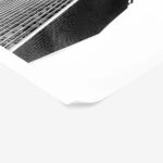 Poster BLACK AND WHITE ARCHITECTURAL CONCAVE TOWER