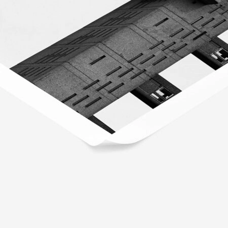 Poster BLACK AND WHITE ARCHITECTURAL CONCRETE AUDIO TOWER - Πολεις - Χαρτες Sticky 1