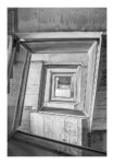 Poster BLACK AND WHITE ARCHITECTURAL CONCRETE STAIRCASE 3
