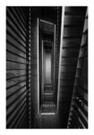 Poster BLACK AND WHITE ARCHITECTURAL CONCRETE STAIRCASE 4