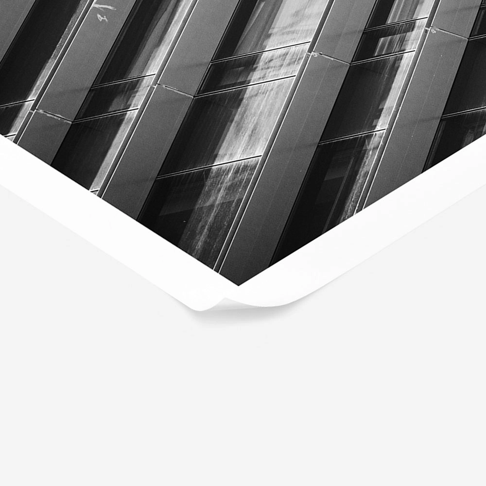Poster BLACK AND WHITE ARCHITECTURAL CONCRETE STRUCTURAL DETAILS