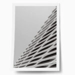 Poster BLACK AND WHITE ARCHITECTURAL CONCRETE VEIL 2
