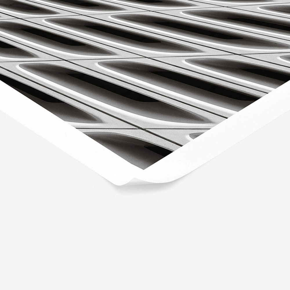 Poster BLACK AND WHITE ARCHITECTURAL CONCRETE VEIL 2
