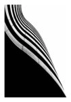 Poster BLACK AND WHITE ARCHITECTURAL CURVED BALCONIES