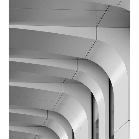 Poster BLACK AND WHITE ARCHITECTURAL CURVED CEILING ELEMENTS - Πολεις - Χαρτες Sticky 2