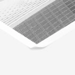 Poster BLACK AND WHITE ARCHITECTURAL CURVED SKYSCRAPPER