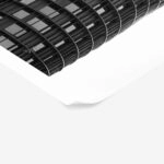 Poster BLACK AND WHITE ARCHITECTURAL CYLINDRICAL STRUCTURE