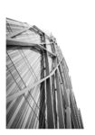 Poster BLACK AND WHITE ARCHITECTURAL DIAGONAL FRAMEWORK
