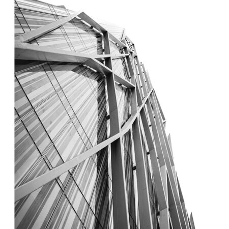 Poster BLACK AND WHITE ARCHITECTURAL DIAGONAL FRAMEWORK - Πολεις - Χαρτες Sticky 2