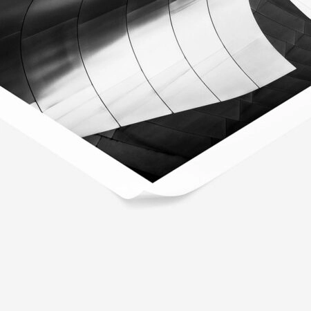 Poster BLACK AND WHITE ARCHITECTURAL EXTERIOR PANELS - Πολεις - Χαρτες Sticky 1