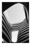 Poster BLACK AND WHITE ARCHITECTURAL FLOWING FORMS