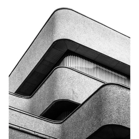 Poster BLACK AND WHITE ARCHITECTURAL FLOWING LINES - Πολεις - Χαρτες Sticky 2