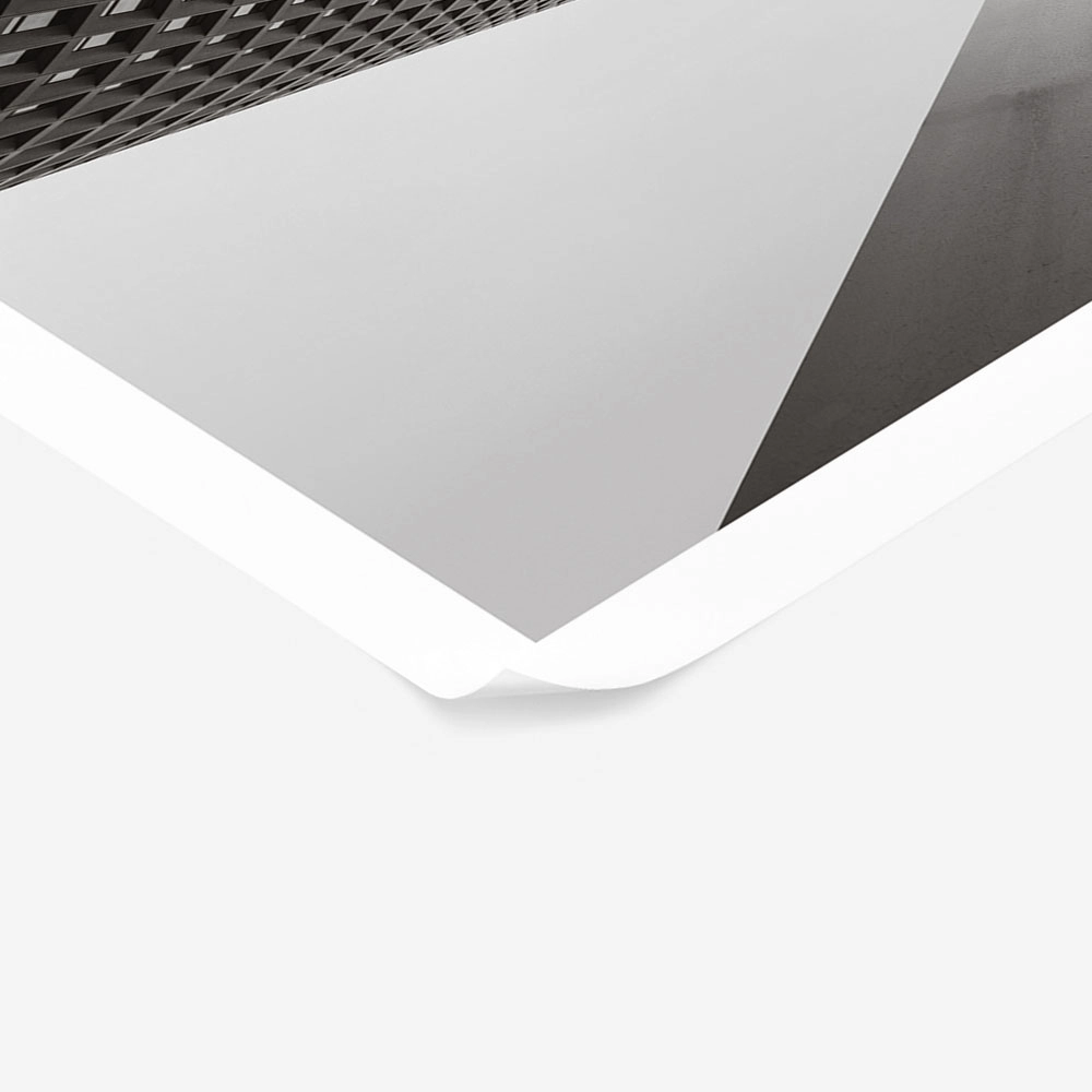 Poster BLACK AND WHITE ARCHITECTURAL FUTURISTIC SKYSCRAPER 2