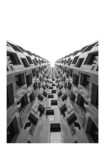 Poster BLACK AND WHITE ARCHITECTURAL GEOMETRIC APARTMENTS 2