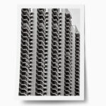 Poster BLACK AND WHITE ARCHITECTURAL GEOMETRIC APARTMENTS 3
