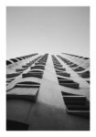 Poster BLACK AND WHITE ARCHITECTURAL GEOMETRIC BALCONIES 2