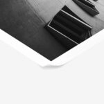Poster BLACK AND WHITE ARCHITECTURAL GEOMETRIC BALCONIES 2