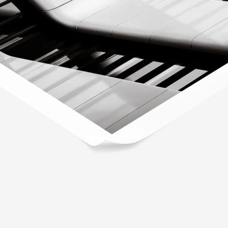 Poster BLACK AND WHITE ARCHITECTURAL GEOMETRIC BALCONIES - Πολεις - Χαρτες Sticky 1