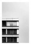 Poster BLACK AND WHITE ARCHITECTURAL GEOMETRIC DETAILS
