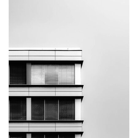 Poster BLACK AND WHITE ARCHITECTURAL GEOMETRIC DETAILS - Πολεις - Χαρτες Sticky 2