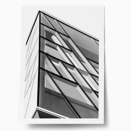 Poster BLACK AND WHITE ARCHITECTURAL GEOMETRIC FRAMES - Πολεις - Χαρτες