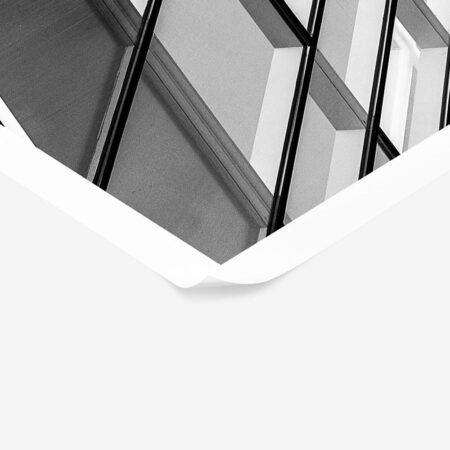Poster BLACK AND WHITE ARCHITECTURAL GEOMETRIC FRAMES - Πολεις - Χαρτες Sticky 1