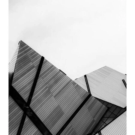 Poster BLACK AND WHITE ARCHITECTURAL GEOMETRIC MUSEUM - Πολεις - Χαρτες Sticky 2