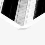 Poster BLACK AND WHITE ARCHITECTURAL GEOMETRIC SHADOWS BUILDING