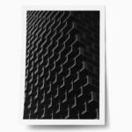 Poster BLACK AND WHITE ARCHITECTURAL GLASS BUILDING
