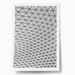 Poster BLACK AND WHITE ARCHITECTURAL GLASS ROOF CANOPY