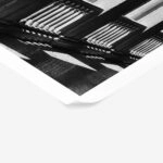 Poster BLACK AND WHITE ARCHITECTURAL GOTHIC COLUMNS