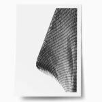 Poster BLACK AND WHITE ARCHITECTURAL HEXAGONAL EXTERIOR FACADE