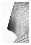 Poster BLACK AND WHITE ARCHITECTURAL HONEYCOMB FACADE