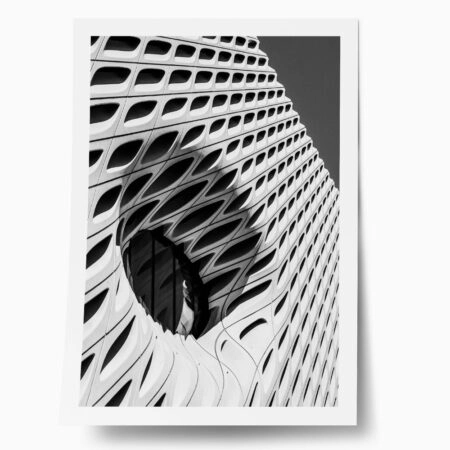 Poster BLACK AND WHITE ARCHITECTURAL HONEYCOMB STRUCTURE - Πολεις - Χαρτες