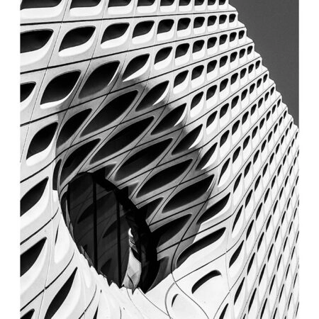 Poster BLACK AND WHITE ARCHITECTURAL HONEYCOMB STRUCTURE - Πολεις - Χαρτες Sticky 2