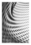 Poster BLACK AND WHITE ARCHITECTURAL INTERWOVEN PATTERN