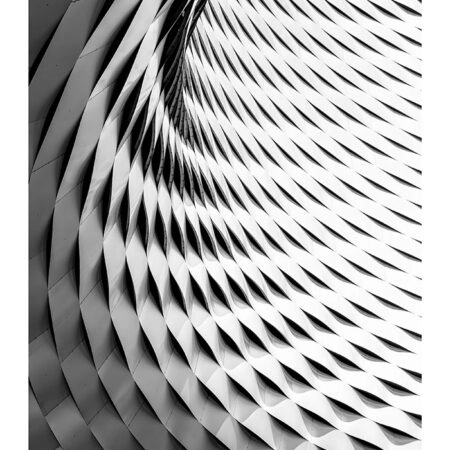 Poster BLACK AND WHITE ARCHITECTURAL INTERWOVEN PATTERN - Πολεις - Χαρτες Sticky 2