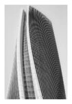 Poster BLACK AND WHITE ARCHITECTURAL MASSIVE TOWER 3