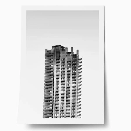 Poster BLACK AND WHITE ARCHITECTURAL MASSIVE TOWER - Πολεις - Χαρτες