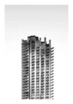 Poster BLACK AND WHITE ARCHITECTURAL MASSIVE TOWER