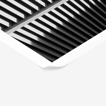 Poster BLACK AND WHITE ARCHITECTURAL METALLIC PANELS - Πολεις - Χαρτες Sticky 1