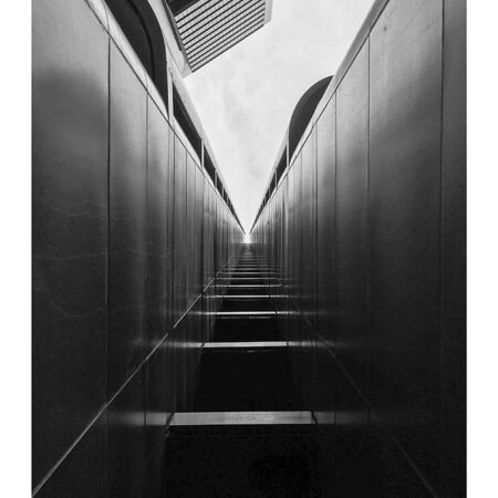Poster BLACK AND WHITE ARCHITECTURAL MODERN HALLHAY - Πολεις - Χαρτες Sticky 2