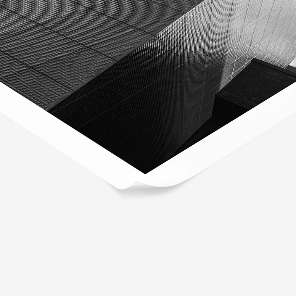 Poster BLACK AND WHITE ARCHITECTURAL MODERN TOWER