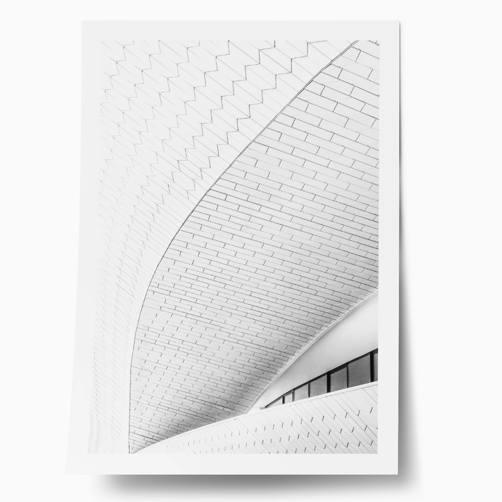 Poster BLACK AND WHITE ARCHITECTURAL MUSEUM
