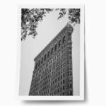 Poster BLACK AND WHITE ARCHITECTURAL NARROW BUILDING 3