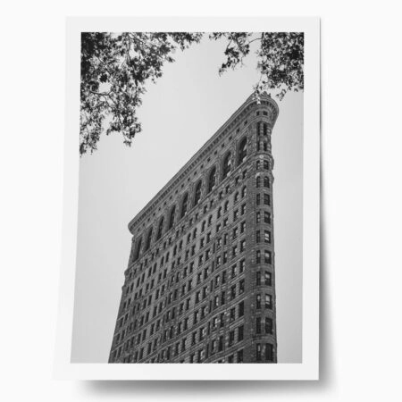 Poster BLACK AND WHITE ARCHITECTURAL NARROW BUILDING 3 - Πολεις - Χαρτες